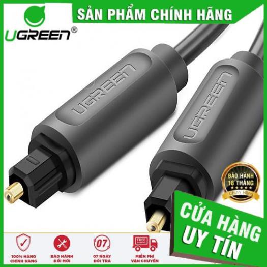 Cáp Audio quang dài 2m Ugreen 10770 vỏ nhựa cao cấp ✔HÀNG CHÍNH HÃNG ✔