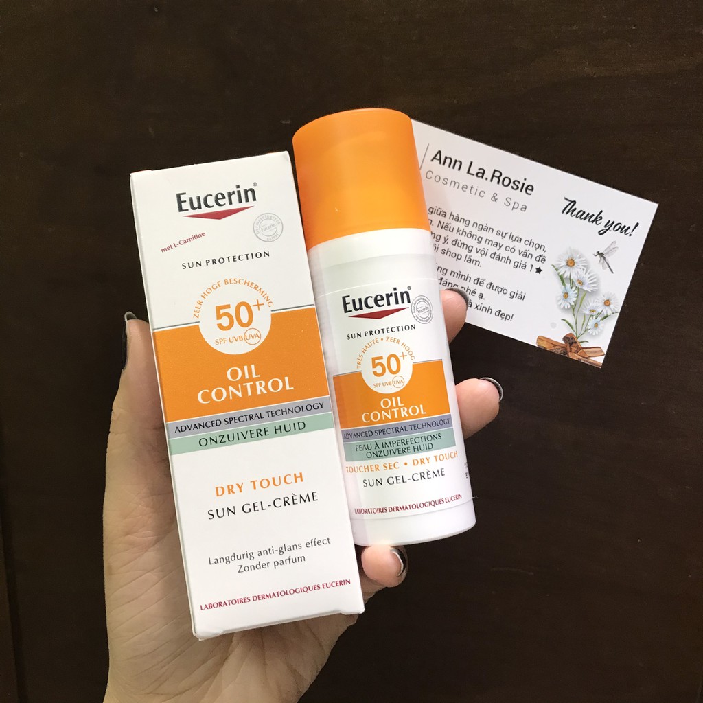 Kem chống nắng kiểm soát dầu Eucerin Sun Gel-Creme Oil Control Dry Touch SPF 50+ | BigBuy360 - bigbuy360.vn