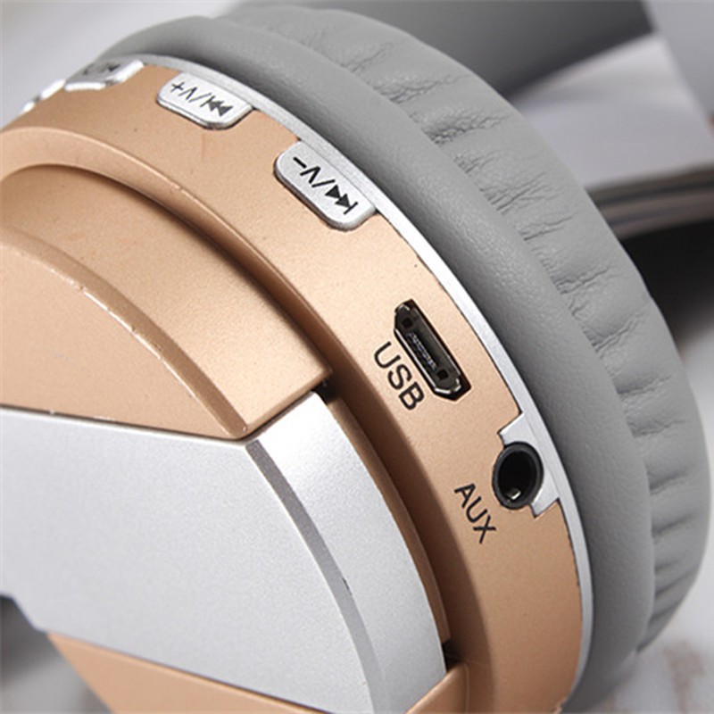 Tai nghe Bluetooth hỗ trợ thẻ nhớ TF và kết nối đài FM | BigBuy360 - bigbuy360.vn