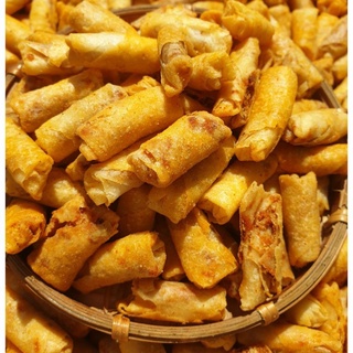 [FREESHIP] Chả Giò Tôm Mini Sấy Giòn Ăn Liền Lon 400gr
