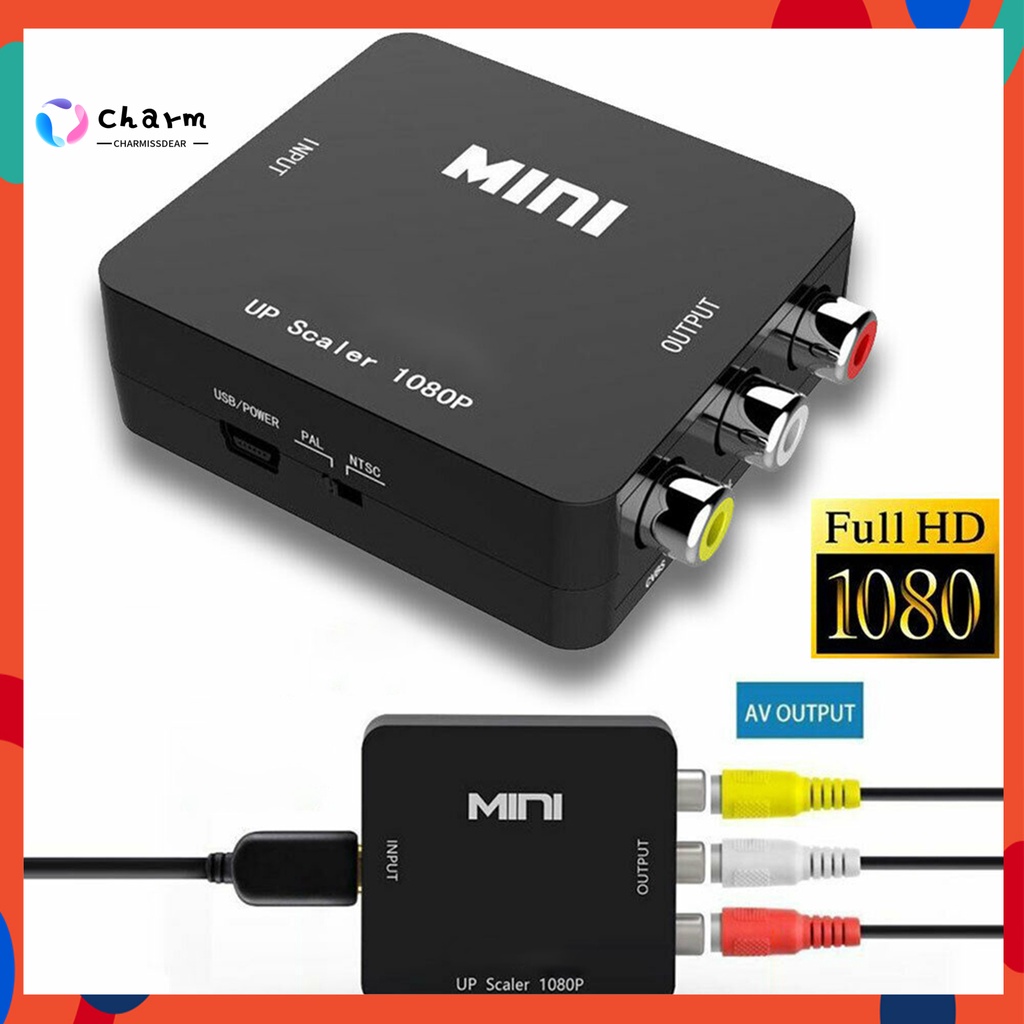 Hộp Chuyển Đổi Âm Thanh Availble Full Hd 1080p Hdmi-Compatible Sang Av Rca