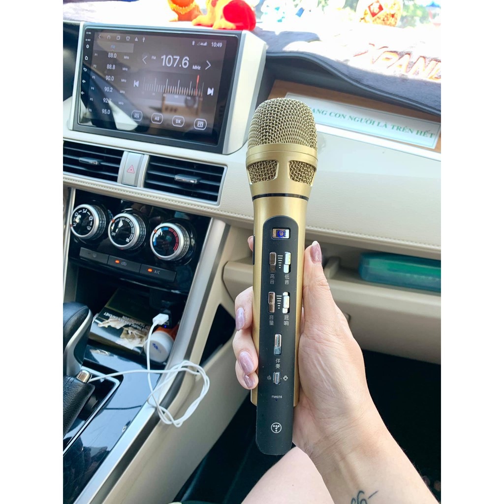 Mic Không dây TUXUN K9- Míc Karaoke cho xe hơi chuyên nghiệp