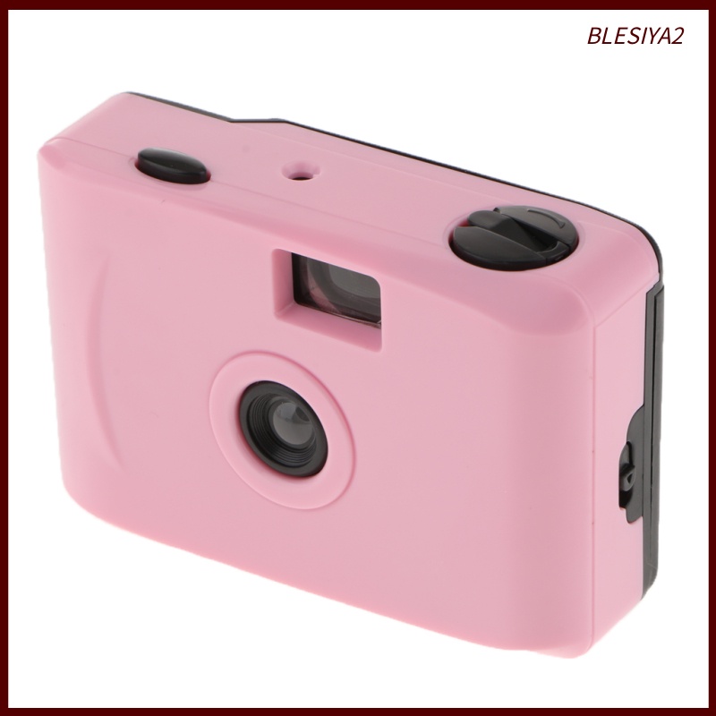 [BLESIYA2] Scuba Diving Waterproof Lomo Camera 35mm Film w/ Housing Case Reusable Pink