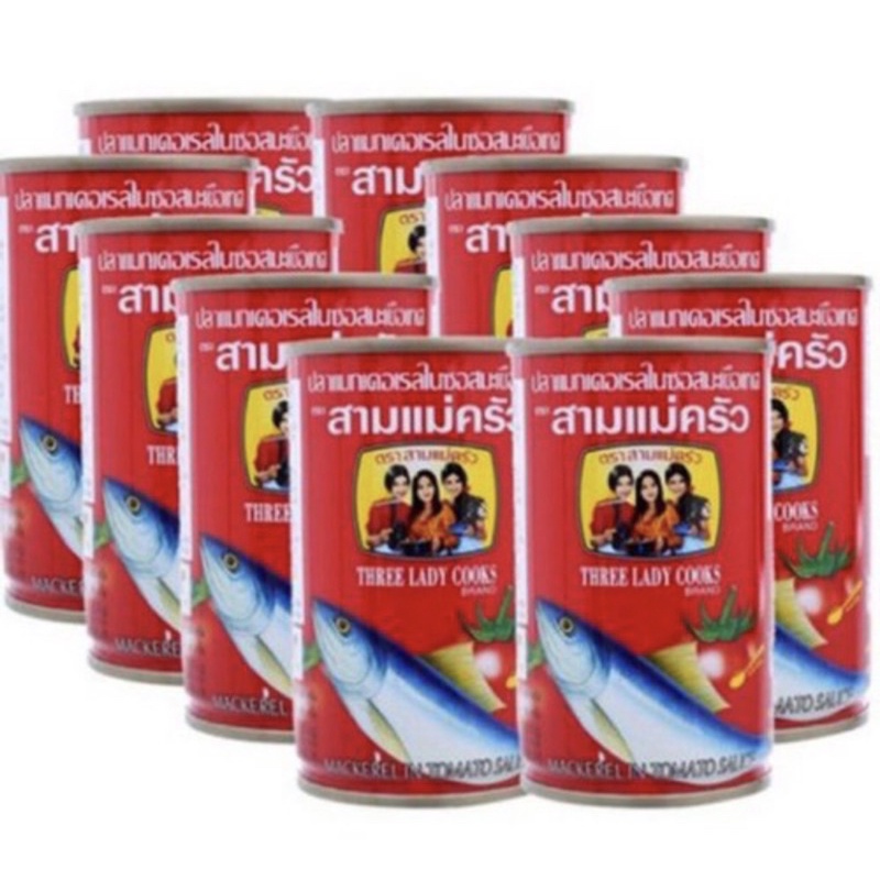 10 Hộp Cá 3 Cô  Gái 155gr