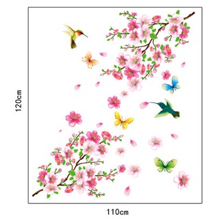 Decal dán tường Hoa đào