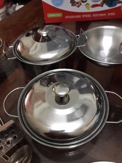BỘ ĐỒ CHƠI NHÀ BẾP INOX 40 MÓN