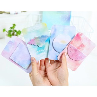 Giấy ghi chú - Chủ đề Water color