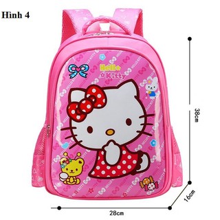 Cặp ba lô cho bé mẫu giáo và tiểu học hình Hello Kitty