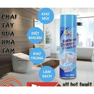 Chai xịt bọt tuyết tẩy rửa nhà tắm nhà vệ sinh Bathroom Cleaner 500ml