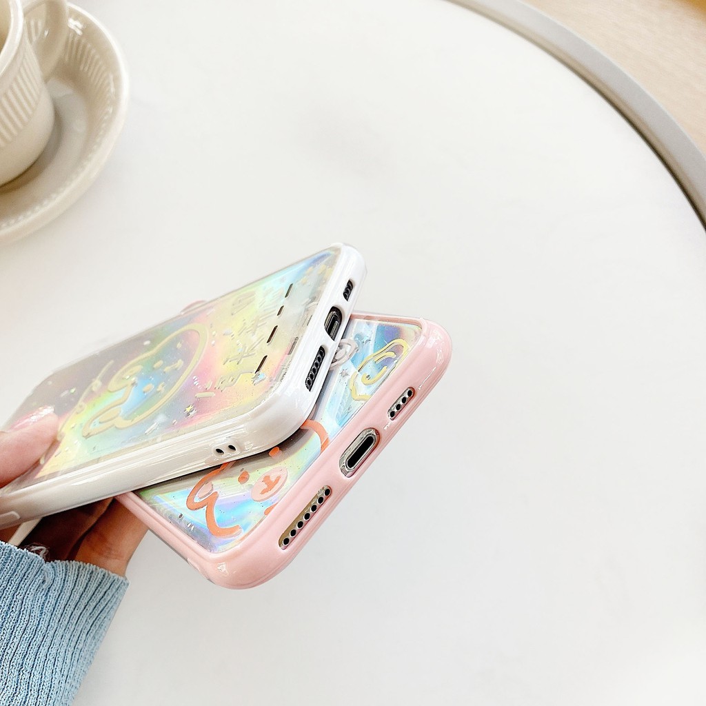 Ốp lưng iphone Bear phản quang 5/5s/6/6plus/6s/6splus/7/7plus/8/8plus/x/xr/xs/11/12/pro/max/plus/promax | BigBuy360 - bigbuy360.vn