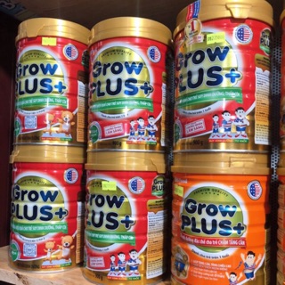 [Nhập mã TKBSIEUSUPER2 -5%]SỮA BỘT LON THIẾC 900g NutiFood Grow Plus + ĐỎ DATE MỚI 2020