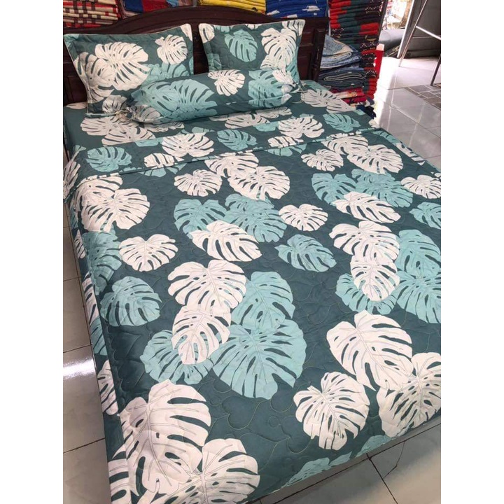Bộ chăn hè ga gối kèm vỏ gối ôm 5 món 2mx2m2-có chọn mẫu