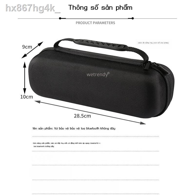 Thích hợp cho Beats Pill + túi loa magic sound 2.0 túi đựng viên nang túi đựng túi hộp bảo vệ âm thanh tay áo