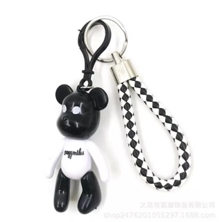 Móc khoá gấu phụ kiện trang trí balo túi xách