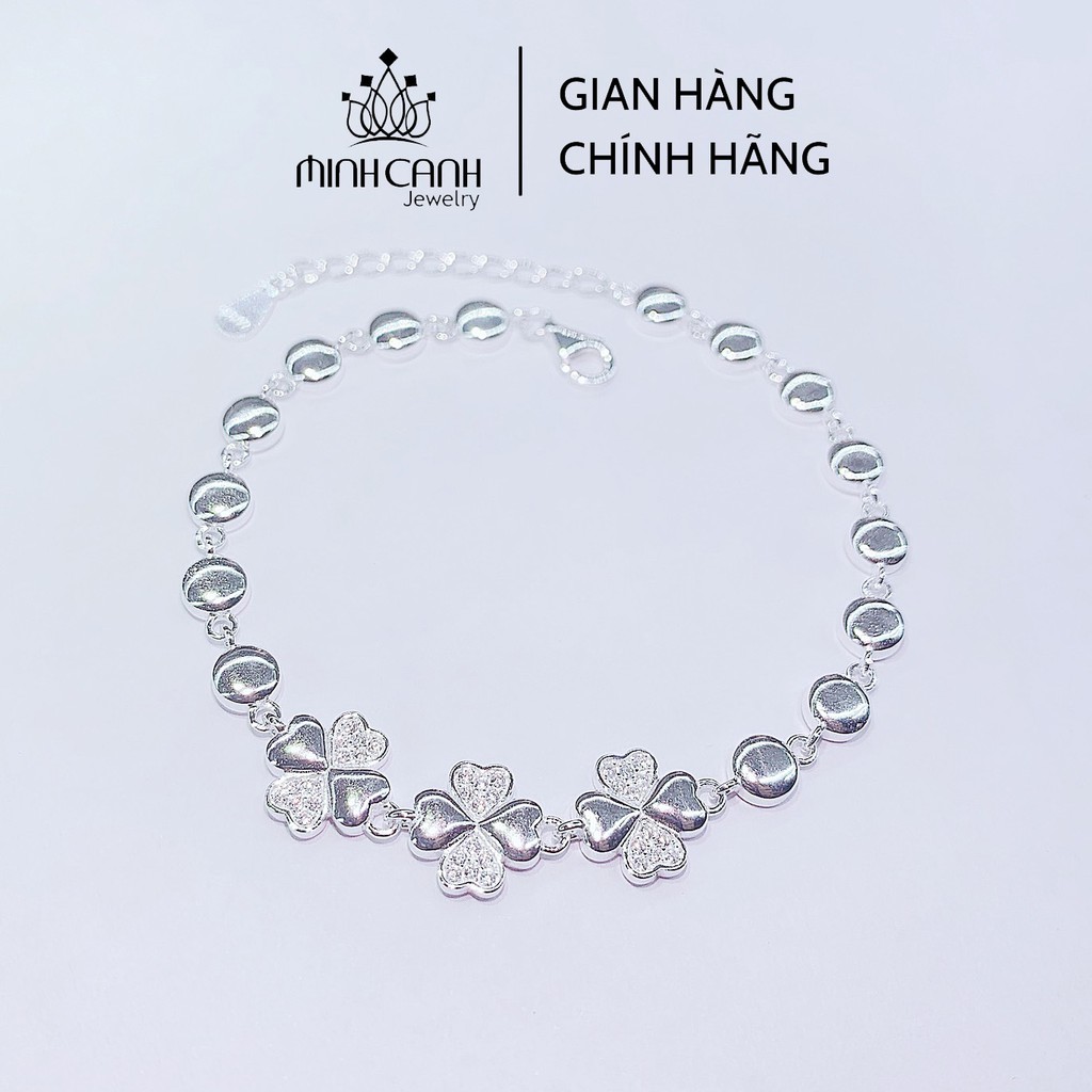 Lắc Tay Hoa 4 Cánh Bạc 925 - Minh Canh Jewelry