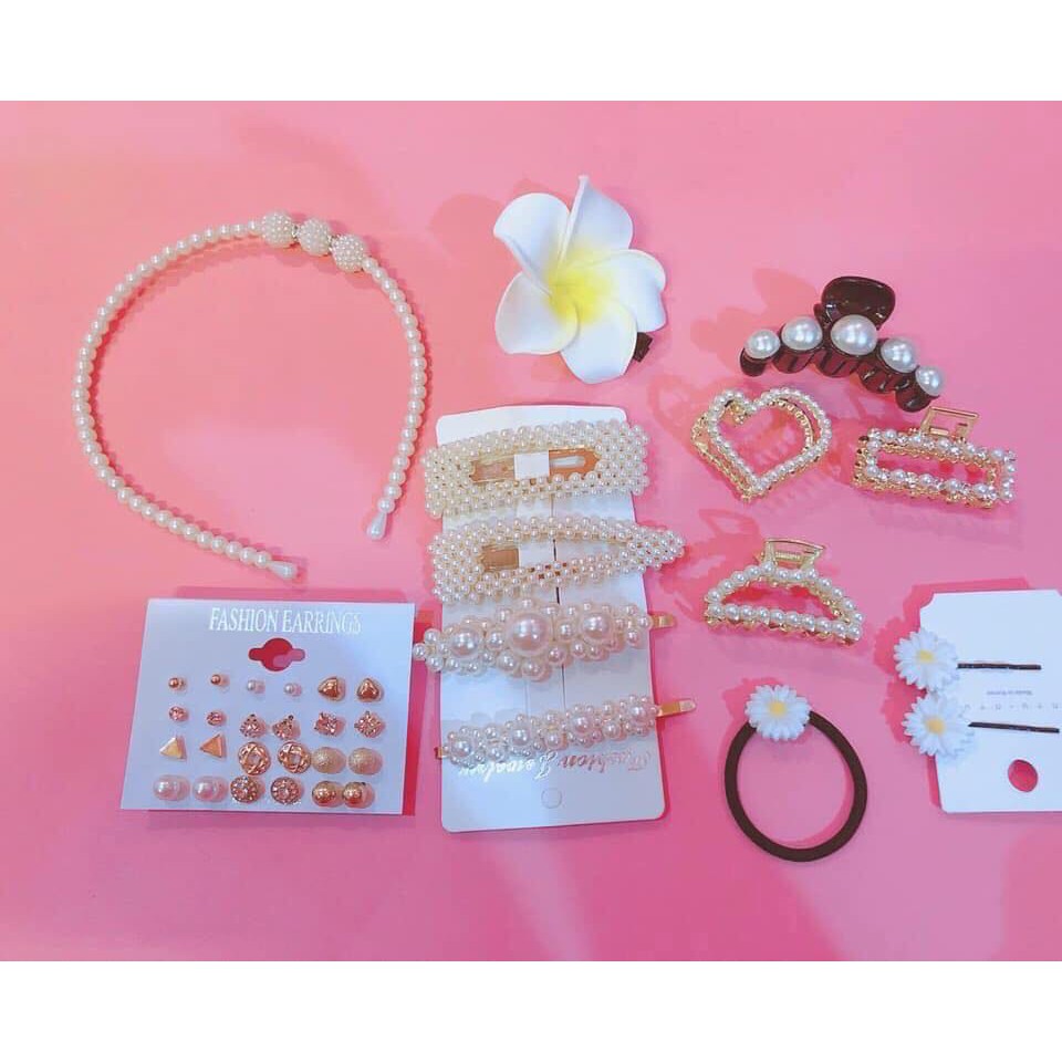 set cặp tóc