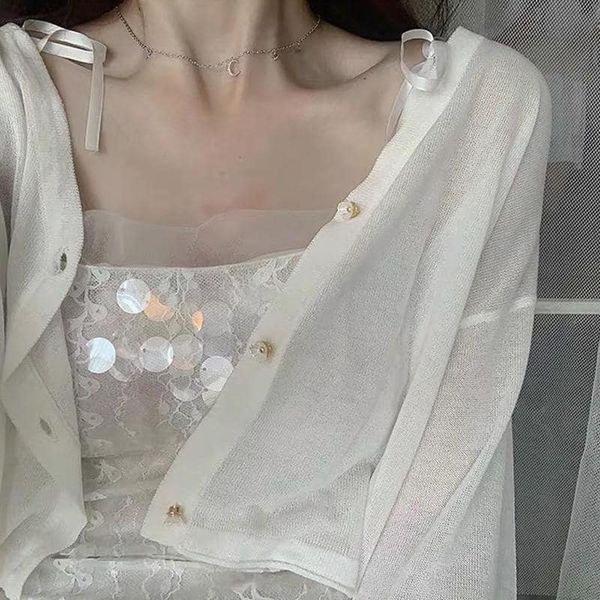 Cardigan len mỏng