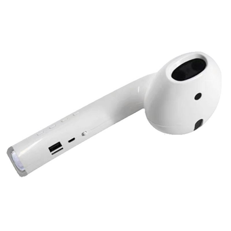 Loa Bluetooth Không Dây Nhỏ Gọn Hỗ Trợ FM Radio Hình Tai Nghe Khổng Lồ Màu Trắng