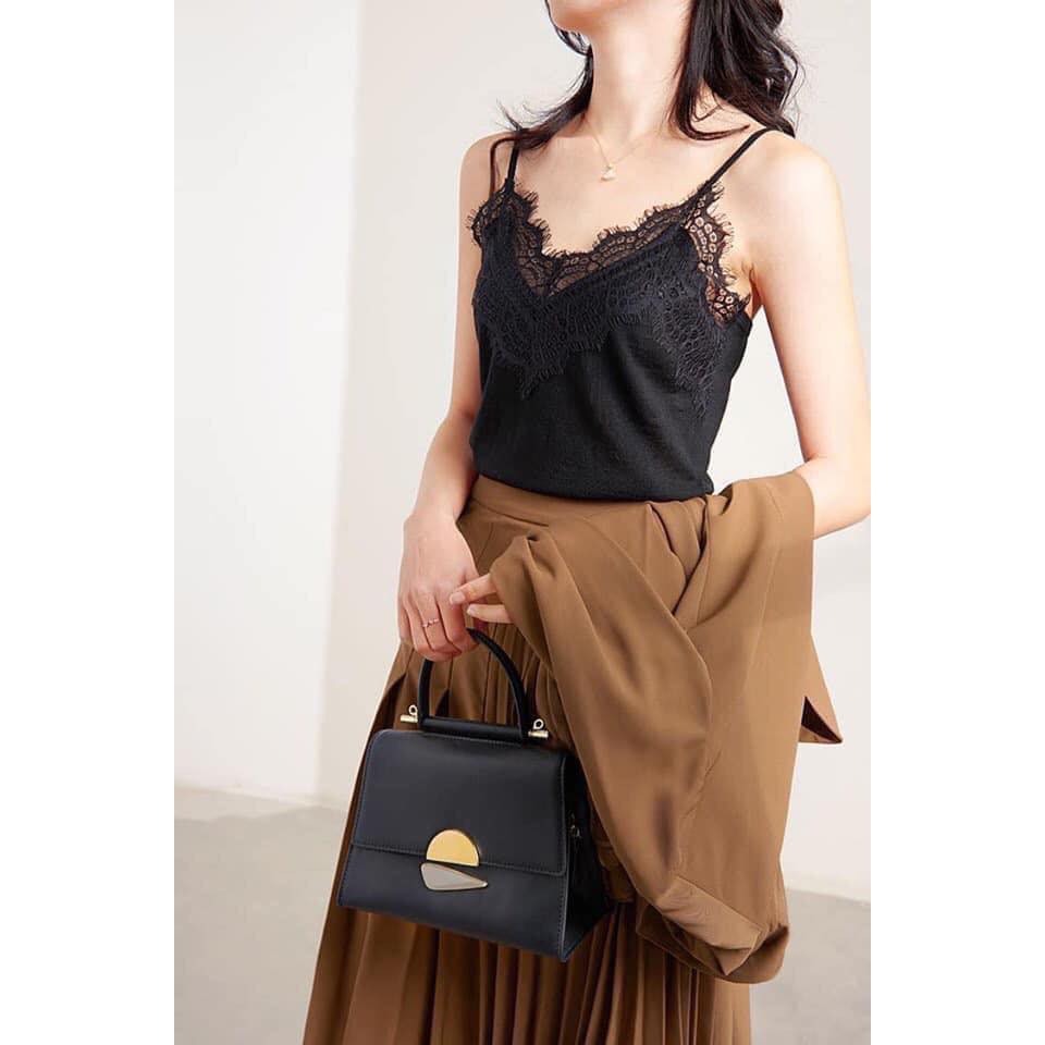 [Mã WASKT410K giảm 10K đơn 50K] Áo Len Hai Dây Cổ Chữ V Phối Ren Quyến Rũ Cho Nữ | BigBuy360 - bigbuy360.vn