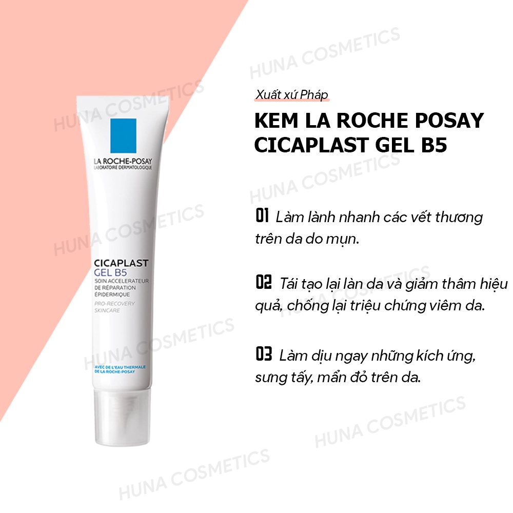 (AUTH-PHÁP) Kem Dưỡng Ngừa Thâm Mụn Phục Hồi Da LA ROCHE POSAY CICAPLAST Gel B5 40ml