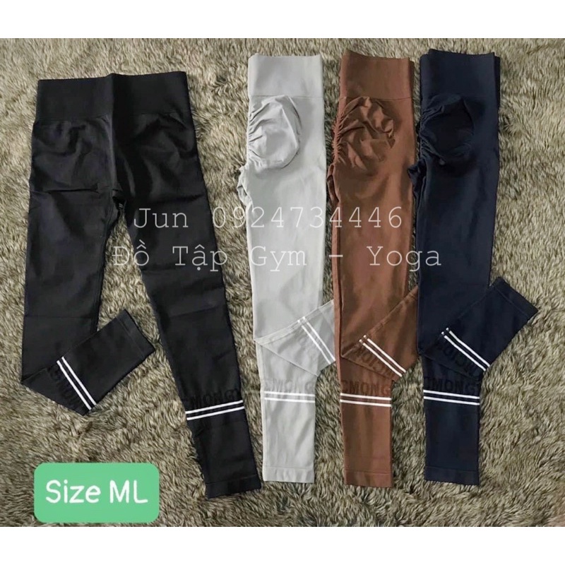 Quần dài Cmon chun mông tập gym yoga