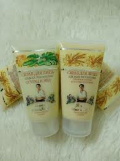 Tẩy da chết mặt bà già Nga sáp ong dưa leo agafia | BigBuy360 - bigbuy360.vn