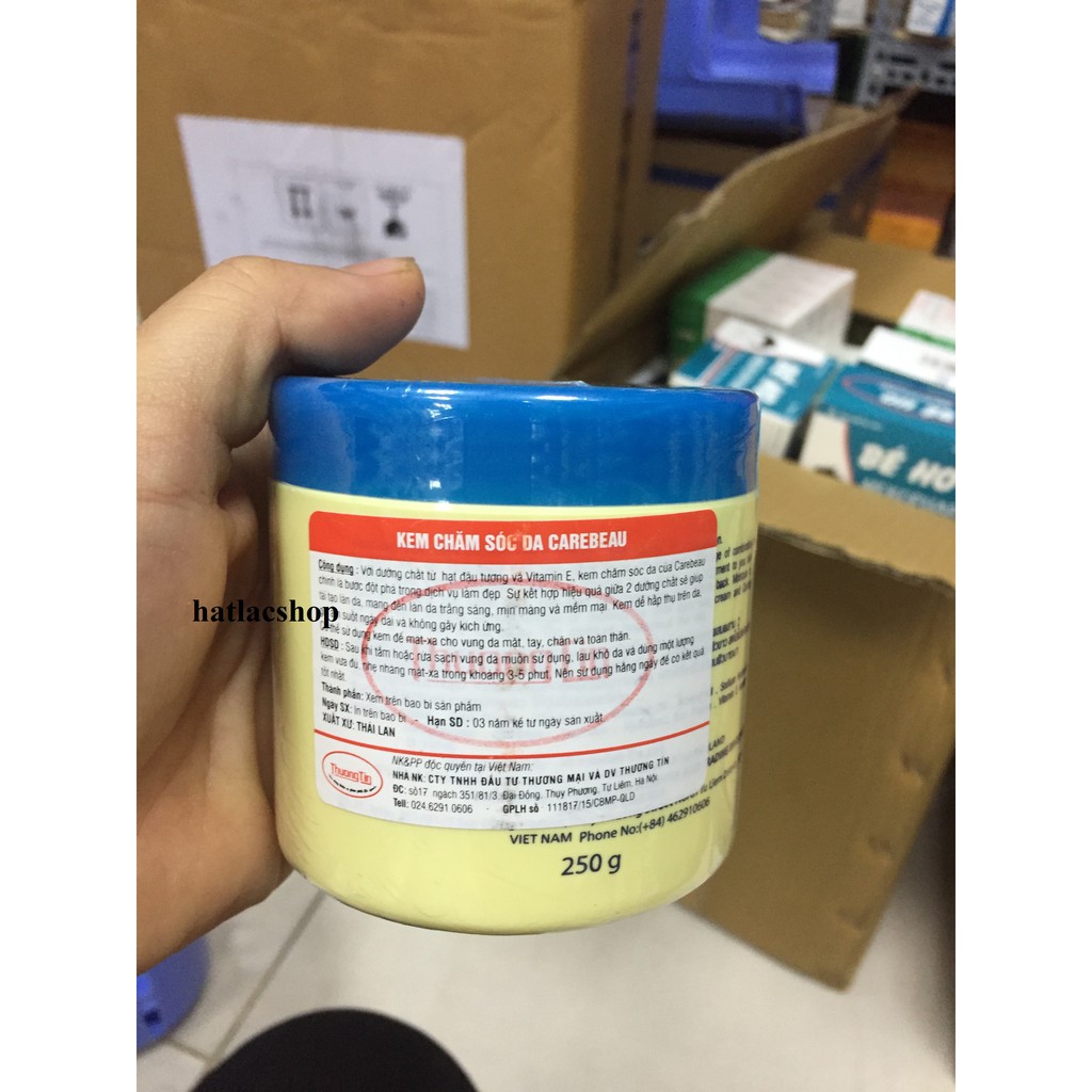 Kem siêu dưỡng ẩm Carebeau soy milk protein 250g - Thái Lan