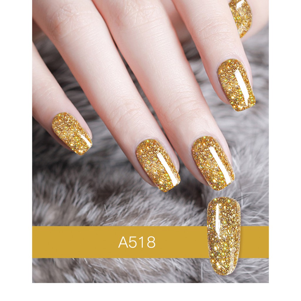 Gel sáng bóng ROSALIND 5ml UV lấp lánh ánh cầu vồng chuyên dụng trang trí móng tay nghệ thuật