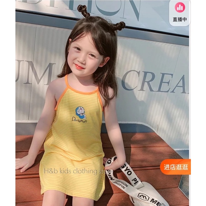|FAMARAL1 giảm 10k cho đơn 50k|váy cotton đũi doremo cho bé