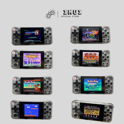 Máy chơi game cầm tay Powkiddy Q90 Premium, Giả lập 29 hệ game Retro, màn IPS, Full việt hóa