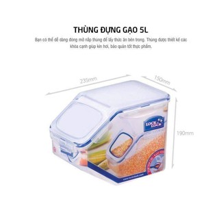 Thùng Đựng Gạo Lock&Lock Special HPL510 [10KG - 12L] HPL700 [5L]