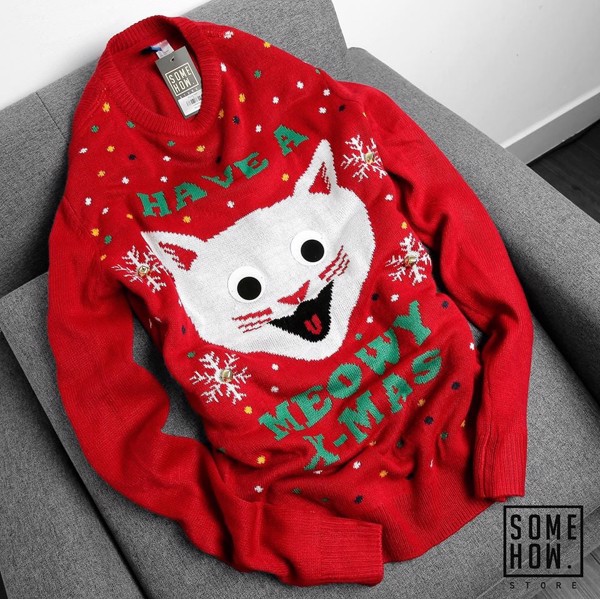 Áo Len INF Đỏ Tay Dài