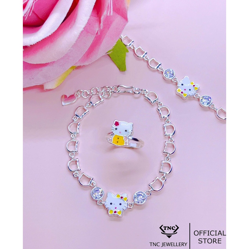 Set Nhẫn, Vòng Tay Bạc Cho Bé- Trang Sức TNC JEWELLERY