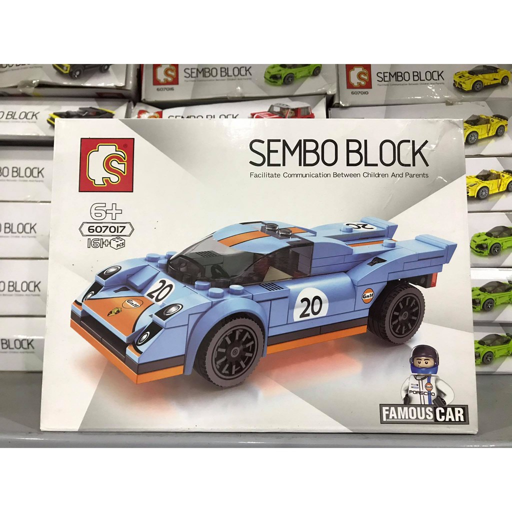 Mô hình xe ô tô Speed champion - non lego Sembo 607017