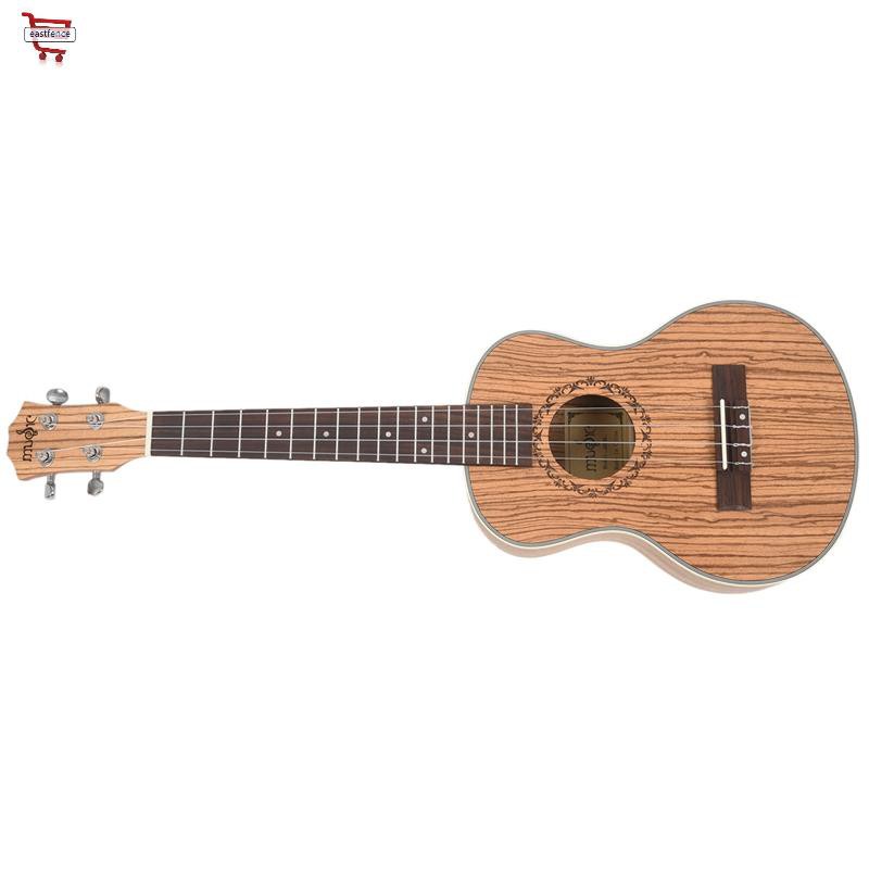 Tenor Ukulele 26 Inch 4 Strings Zebrawood Hawaiian Mini Guitar Acoustic Guitar Ukulele 18 Frets Musical Stringed Instrument