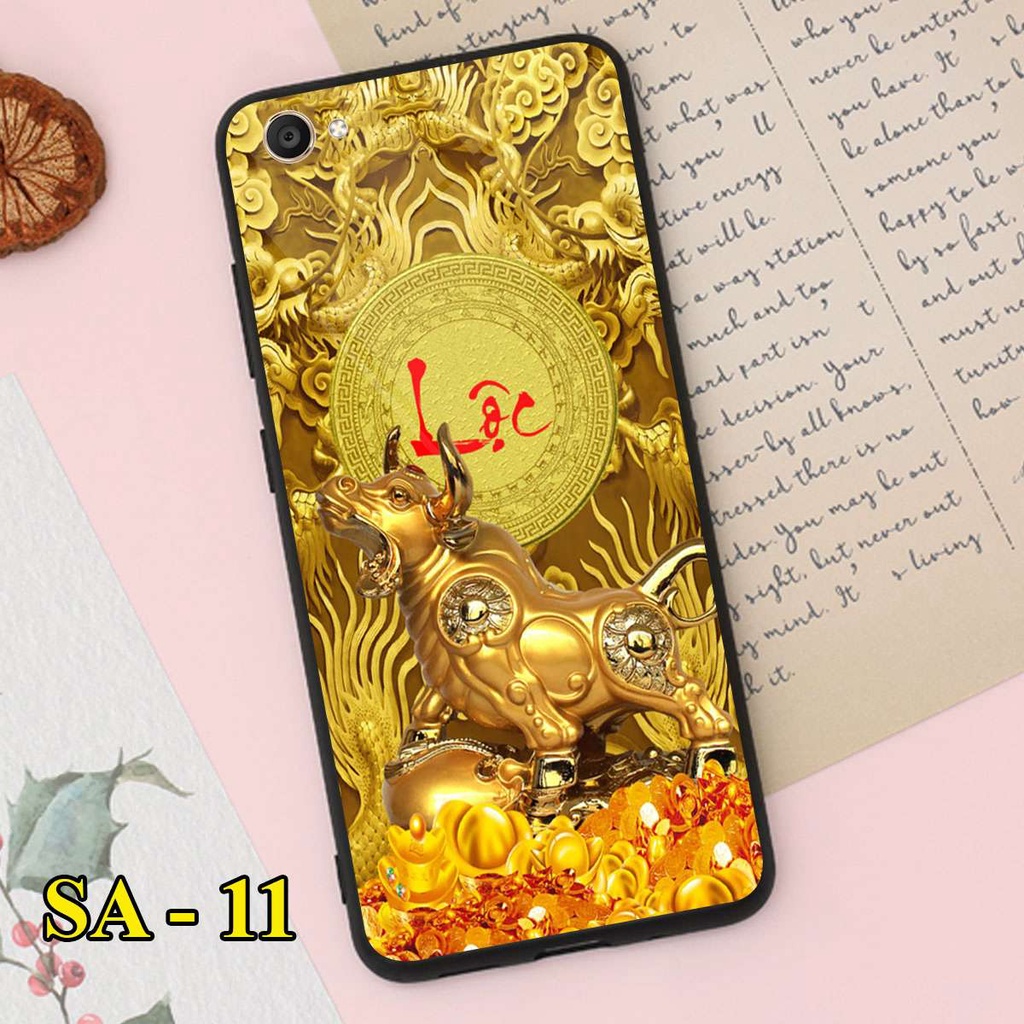 Ốp lưng 12 con giáp tài lộc cho Vivo Y53 - Vivo Y55 - Vivo V5 in kính sắc nét, sáng bóng