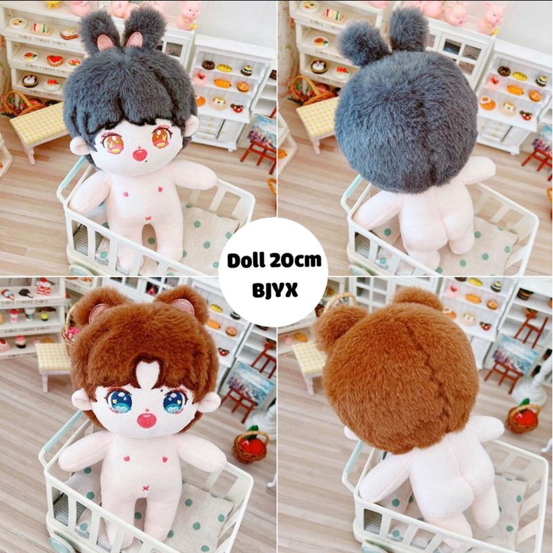 (Sẵn) Doll Vương Nhất Bác - Tiêu Chiến 20cm - Búp Bê Nhồi Bông Wang Yibo - Xiao Zhan mông to đáng yêu - BJYXSZD