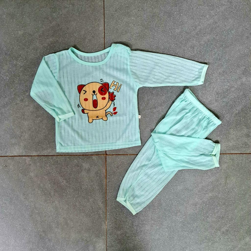 Bộ dài tay cotton giấy cho bé trai bé gái trẻ sơ sinh hàng đẹp giá rẻ 3-15kg