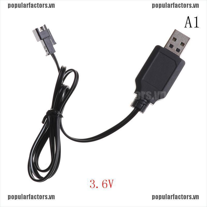 Cáp chuyển đổi sạc cổng USB cho mô hình xe hơi RC DC 3.6V - 7.2V