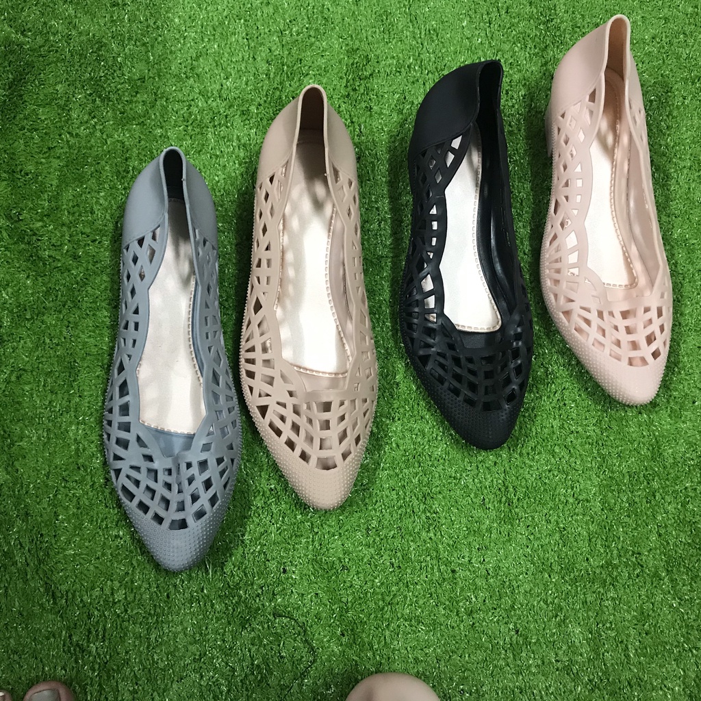Giày búp bê nhựa lưới MS66