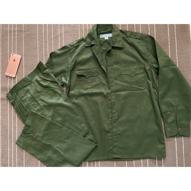 BỘ đồ lính rêu, đồ lính, đồ bảo hộ lao động