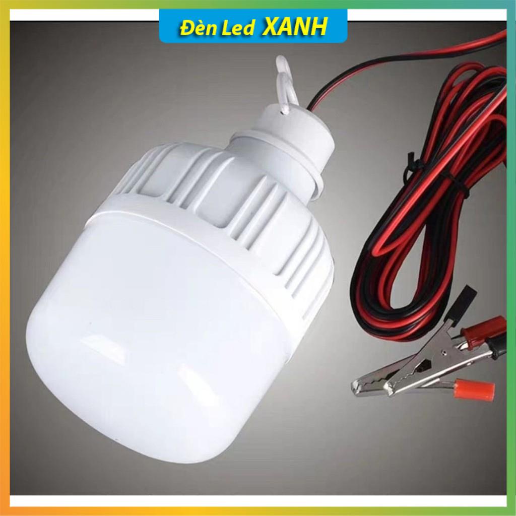 Bóng Đèn Led 12V Có Đầu Kẹp Bình, đèn led dùng cho bình ac quy tiện lợi, siêu tiết kiệm điện