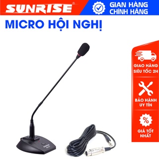 Micro có dây cổ ngỗng Sunrise SM-278, Mic hội nghị chính hãng dùng tọa đàm họp trực tuyến