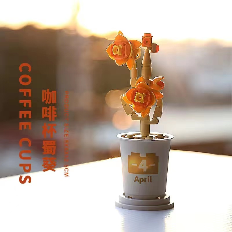 DECOOL Bộ Đồ Chơi Lắp Ráp Cốc Cà Phê 52031A Thông Minh Cho Bé