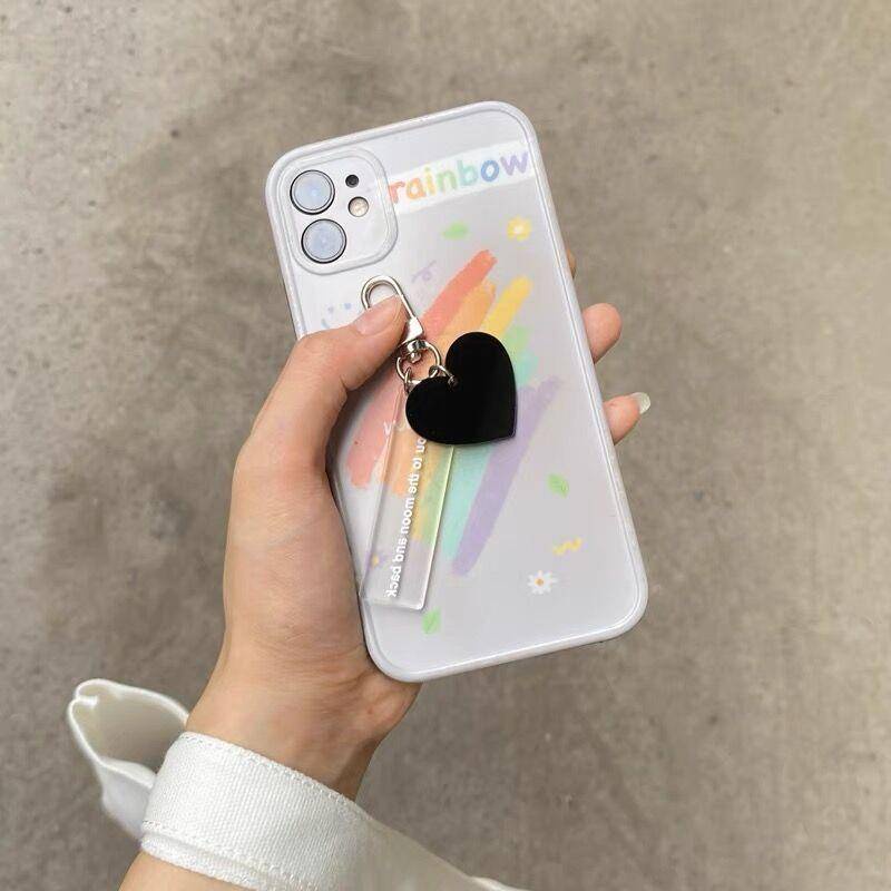 Móc Khóa Acrylic Hình Ngôi Sao Màu Đen Xinh Xắn