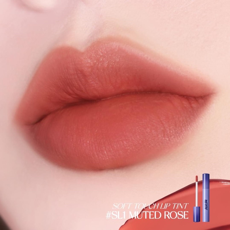 Son Kem Siêu Lì, Siêu Mịn Môi Merzy Soft Touch Lip Tint 3g