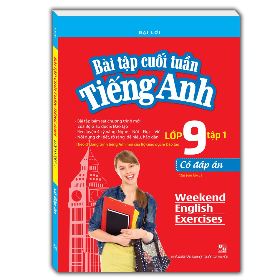 Sách - Bài tập cuối tuần tiếng Anh lớp 9 tập 1 - Có đáp án (tái bản lần 1)