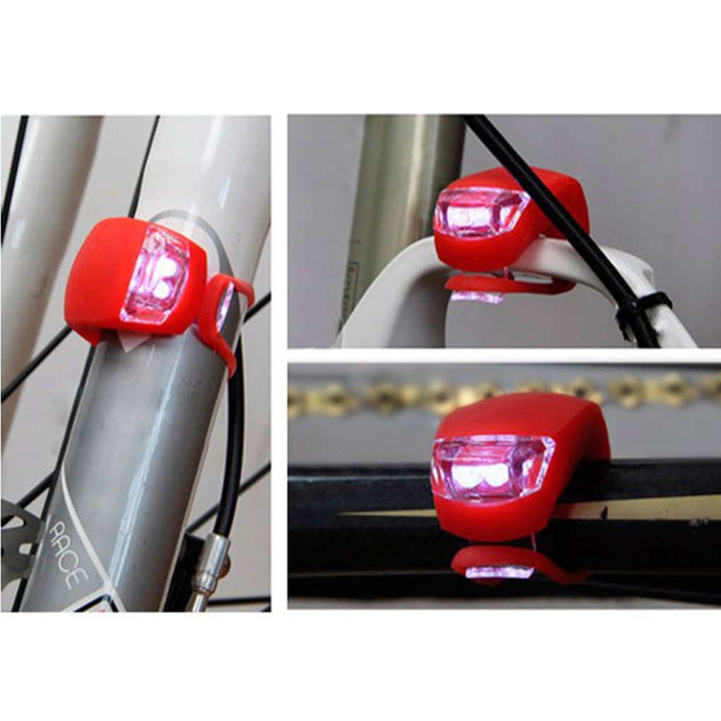 Bộ đèn LED phát sáng sườn trước cho xe đạp