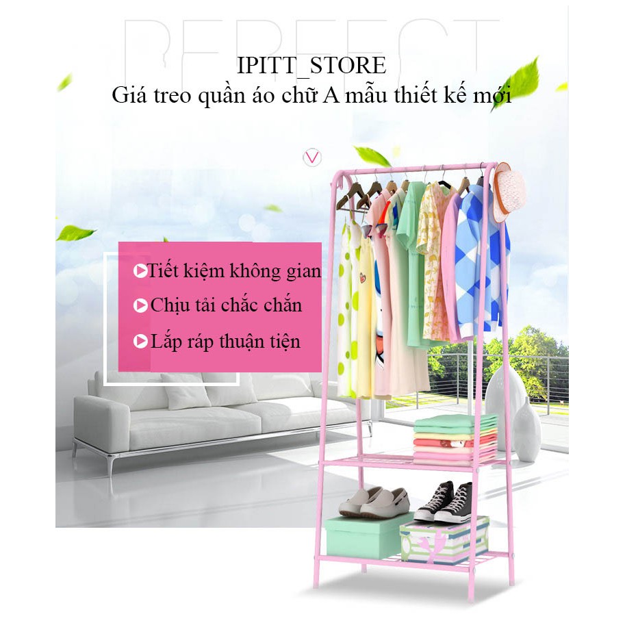 Kệ giá treo quần áo chữ A mẫu mới