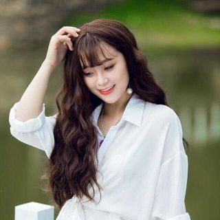 Tóc nguyên đầu xoăn sóng